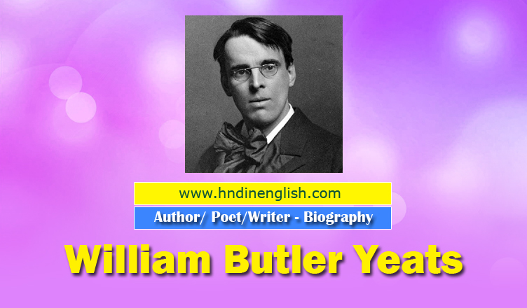 william butler yeats biography in english